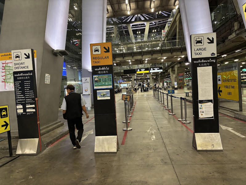 スワンナプーム空港タクシー乗り場