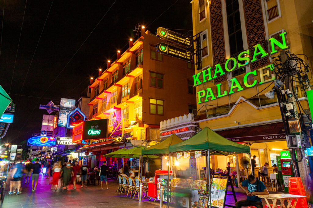 バンコク カオサンロード(Khao San Road) カウントダウン